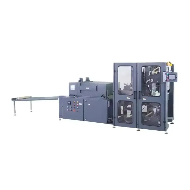 Automatic Film Packing Machine Adhesive Tape Wallpaper Kraft Paper Roll Shrink Wrapping Machine Film Wrap Packing Machine China