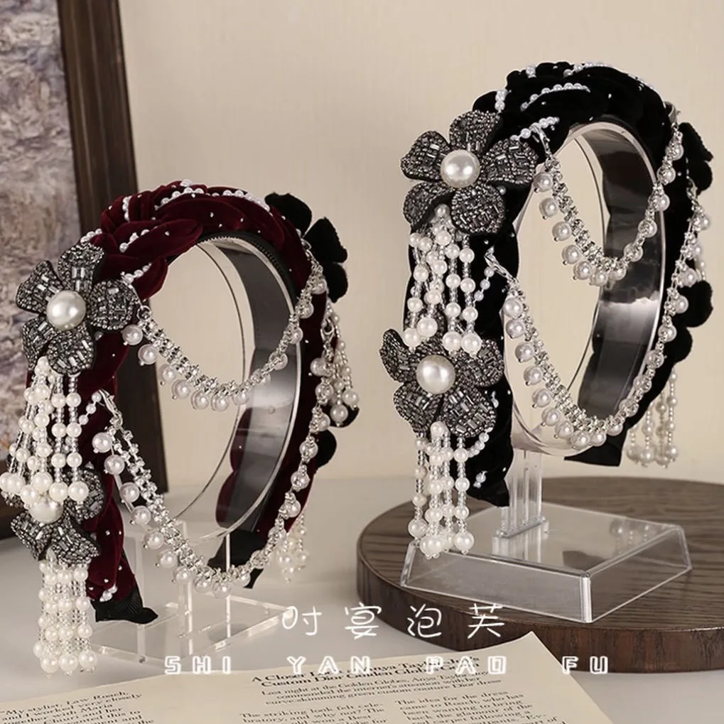 

Hair Accessories Claw Jaw Clips Women Offers Girl Luxury Tiaras Hairpin Rubber Bands Scrunchie Tie Crown Gift 0212
