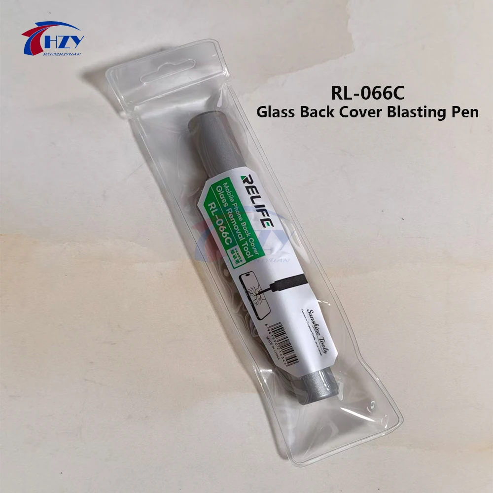 RELIFE RL-066C Back Cover Glass Blasting Pen For Mobile Phone Rear Camera Lens Disassembly blaster Repair For IPhone Android