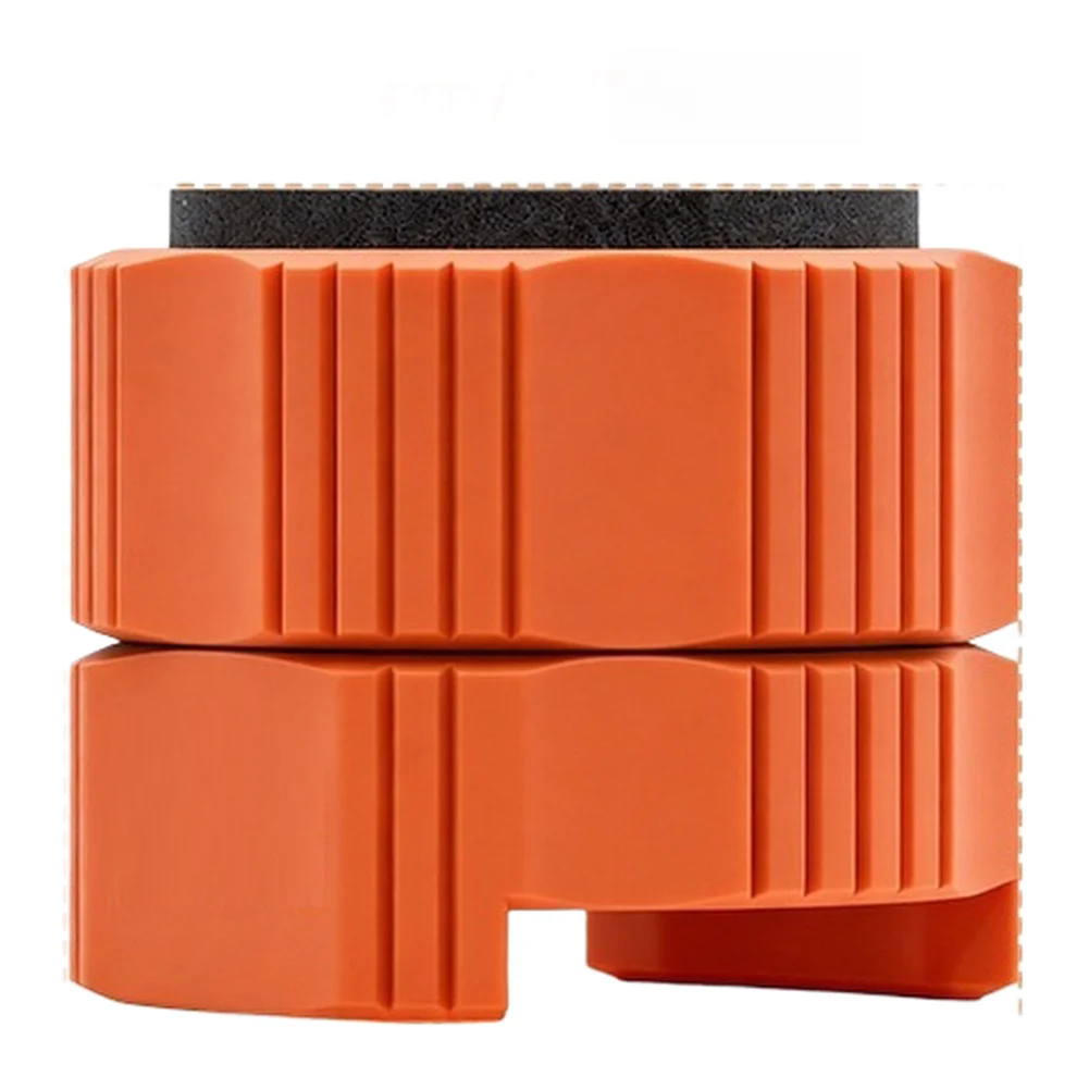 Aluminum Alloy Plastic Rotating Height Adjustable Drawer Panel Support For Furniture Cabinet Door Alignment Hardware Tool Orange