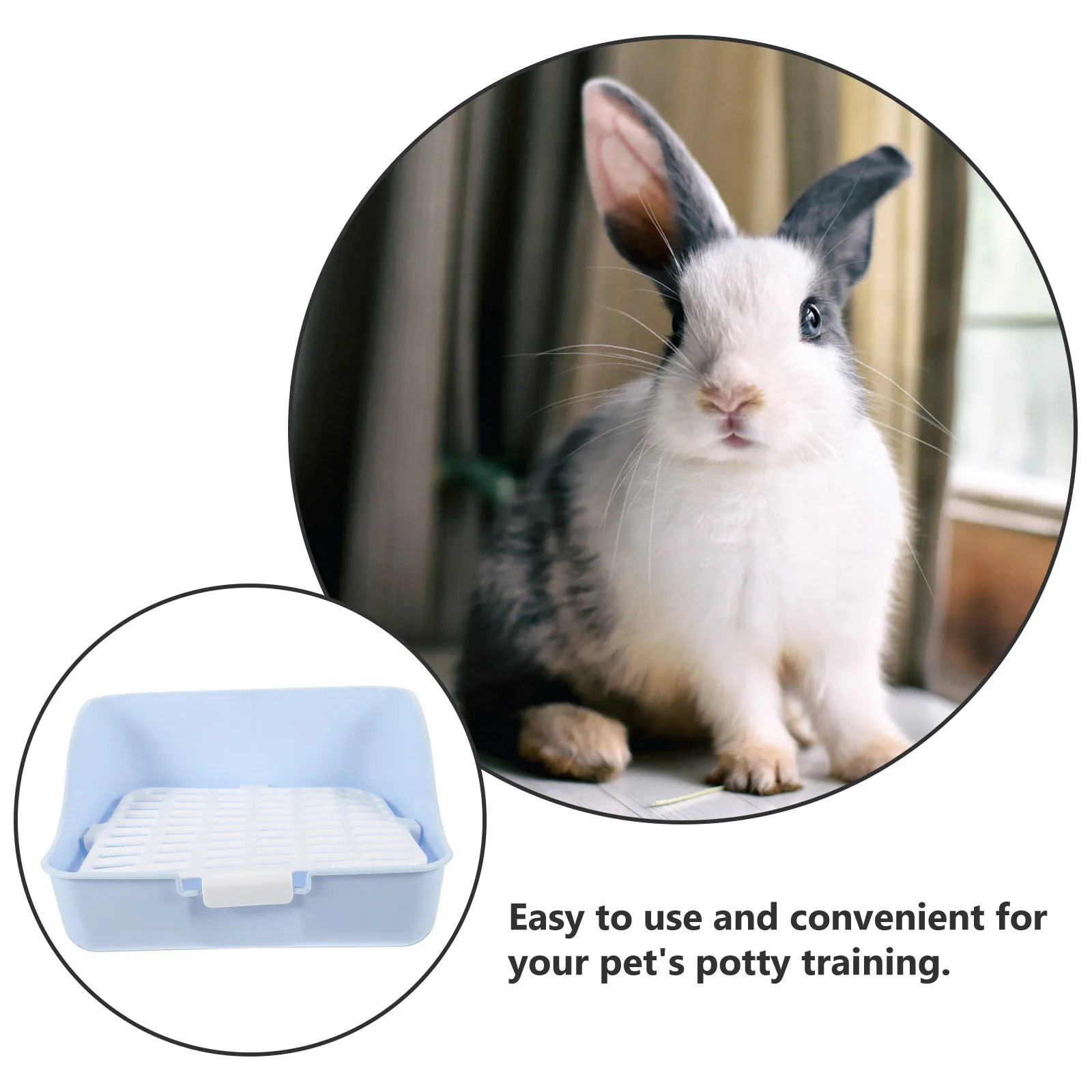 

Trash Can Rabbit Toilet Tray Bunny Toilets Plastic Liners Guinea Pig Litter Pan