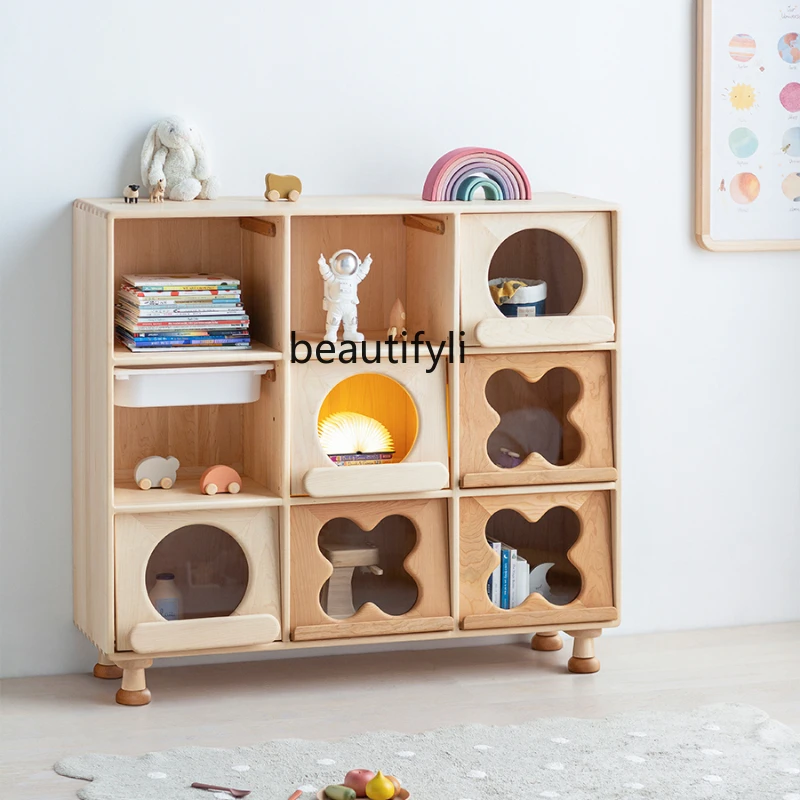 

Modern Minimalist Multifunctional Cabinet Turning Plate Stackable Display Cabinet Creative Bedroom Locker