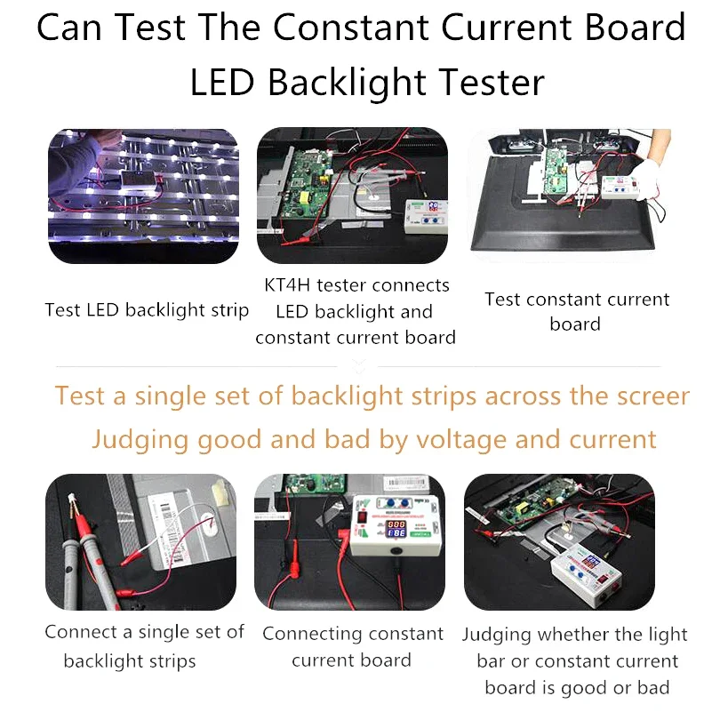 TKDMR-probador de retroiluminación LED para TV, ajuste Manual inteligente de voltaje, placa de corriente constante ajustable, Cuenta de lámpara LED,