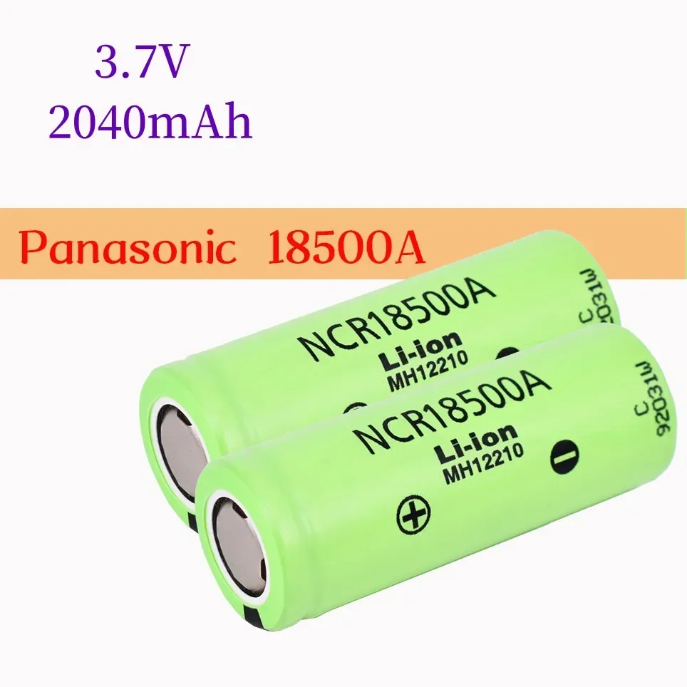 New high quality 18500a 3.7V 18500 2040mAh 100% Original For Panasonic NCR18500A 3.6V battery for Toy Torch Flashlight ect