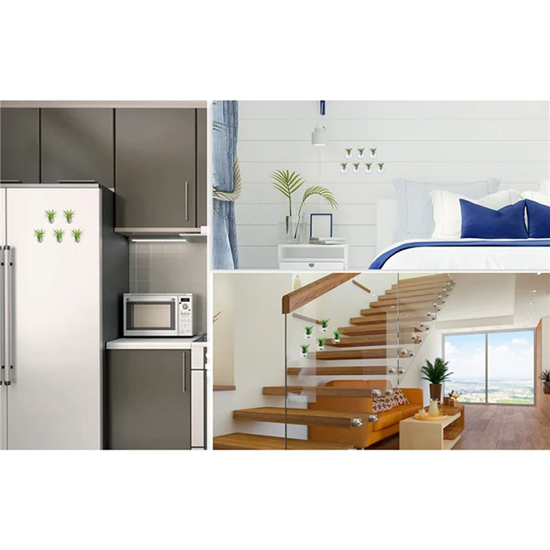 

AA19 100 Pcs Air Plant Holder, Plant Pot Tillandsia Holder Air Plant Hanger With Suction Cup (Plants Not Included)