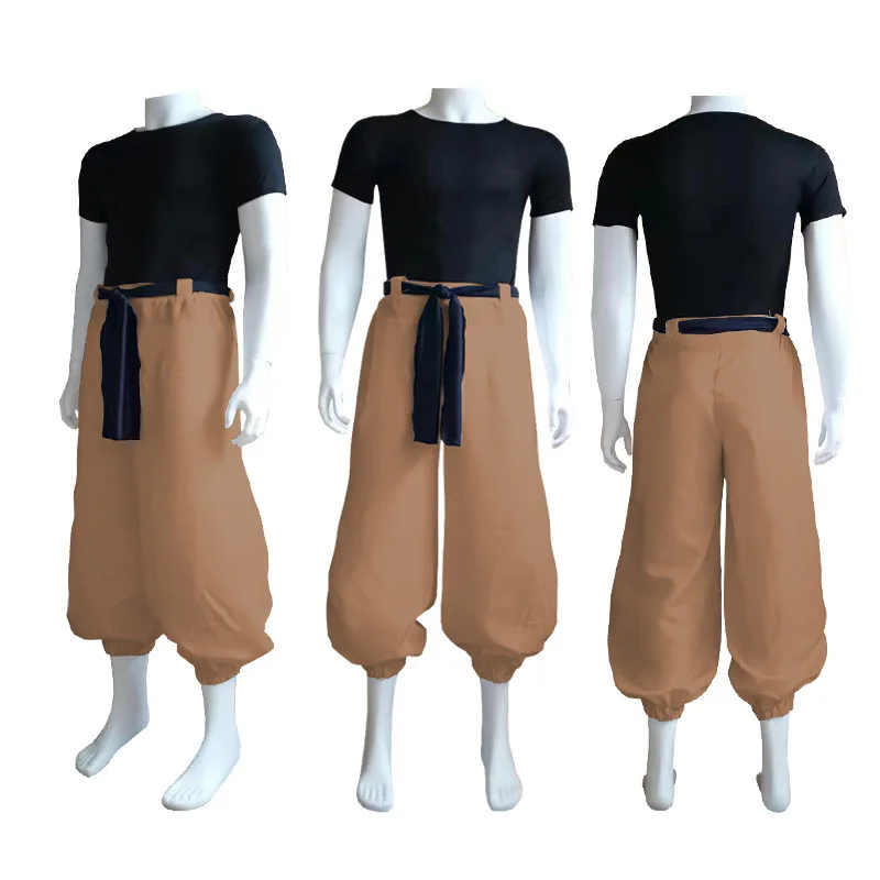 Jujutsu JJK มังงะอะนิเมะ Fushiguro Toji Satoru Gojo Kospy Koszume วิกผมเสื้อยืดกางเกง Rose Net Haween Churistmas