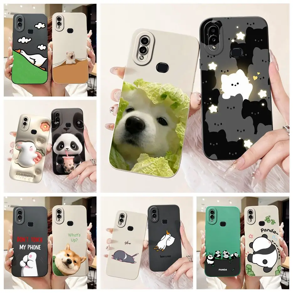 For Samsung Galaxy A10s Case SM-A105F Cute Dog Cartoon Cover Shockproof Phone Case For Samsung A10 A 20 s Galaxy A20 A20s Fundas