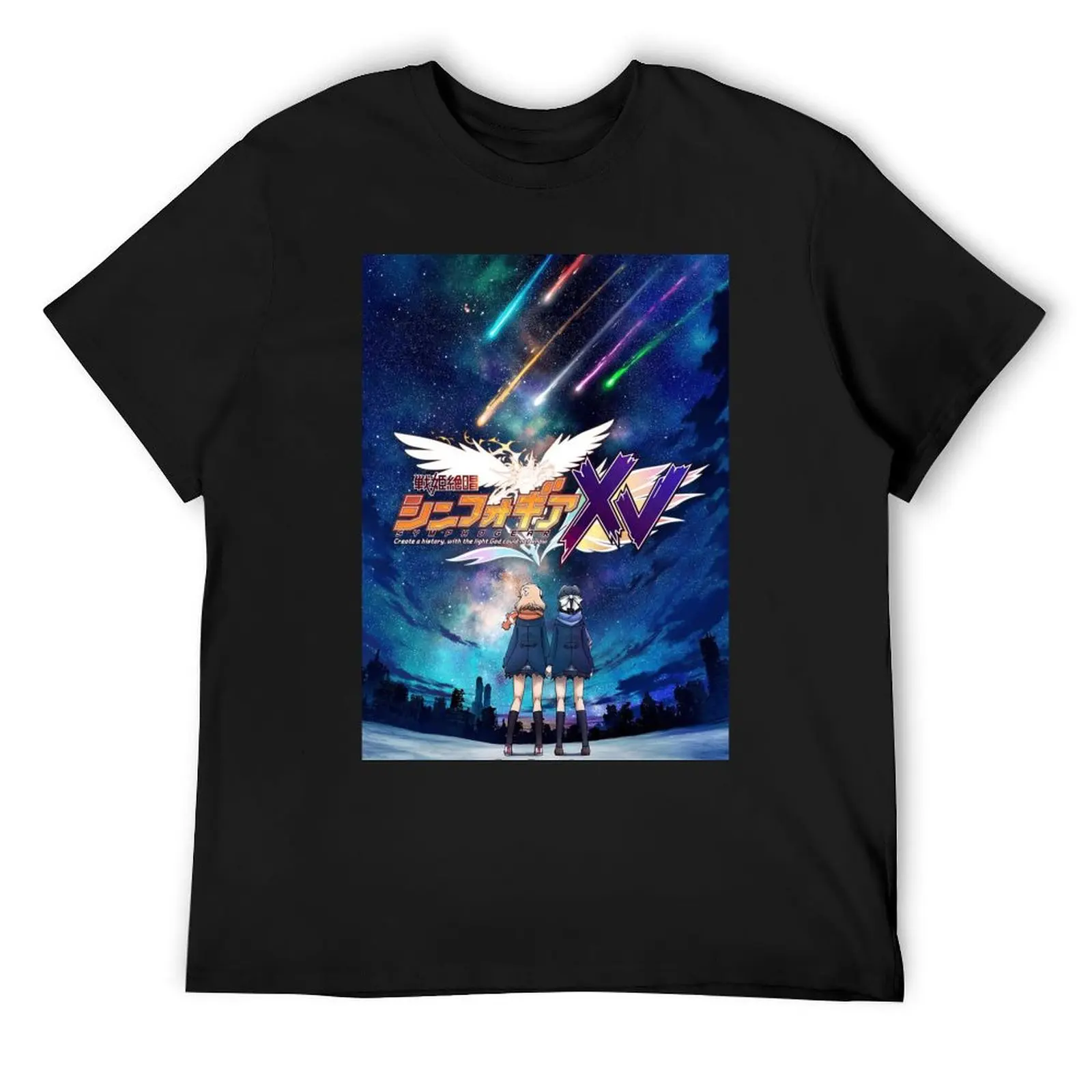 

Senki Zesshou Symphogear XV poster T-Shirt vintage anime shirt Short sleeve tee t shirts for men