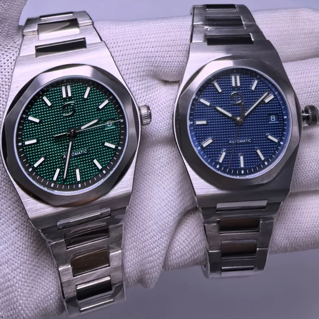 BETTIMER 2024 nuevo 40MM reloj mecánico automático para hombres zafiro AR 316L acero inoxidable impermeable 10Bar brillo nocturno BGW9 reloj