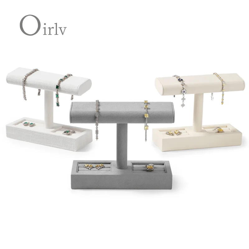 Oirlv Stylish Jewelry Display Stand: Minimalist Design, Multifunctional Storage,  Presentation for Bracelets, Earrings, Rings