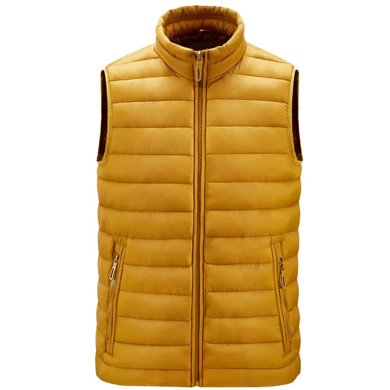 Mens Vest Jacket 2024 New Autumn Warm Sleeveless Jackets Male Winter Casual Waistcoat Plus Size e Homme Brand Outwears