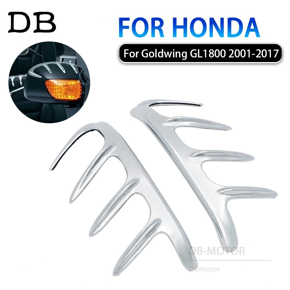 

For Honda Goldwing GL 1800 Gold Wing GL1800 2001 - 2017 Motorcycle Acsessories Bear Claw Mirror Accents Trims Covers Accessory