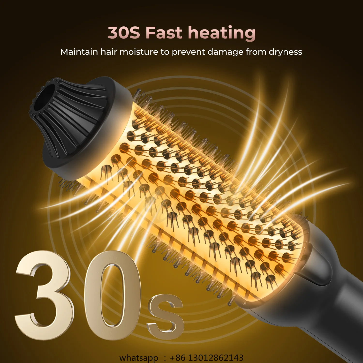 Multifunctional roll straight hair comb Household electric comb Negative ion curling iron Dual-purpose