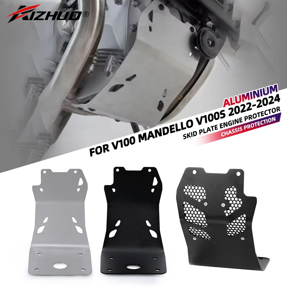 

For Moto Guzzi V100 Mandello V100 S 2022 2023 2024 2025 2026 Engine Protection Cover Chassis Under Guard Skid Plate Protector