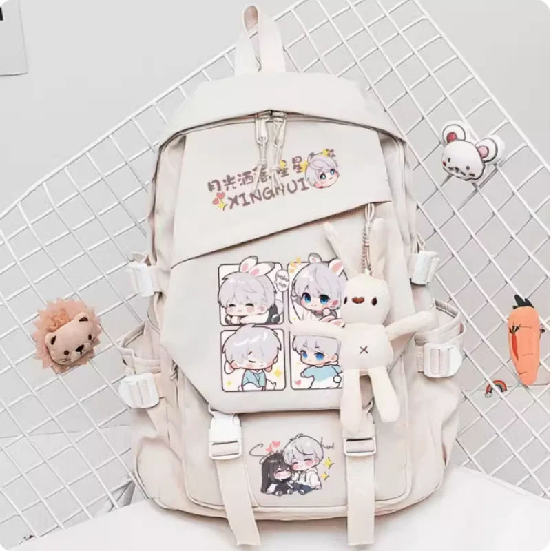 Anime Love and Deepspace Xavier Schoolbag Backpack High-capacity Shoulder Bag Cosplay Travel Student Teenager Gift B1585