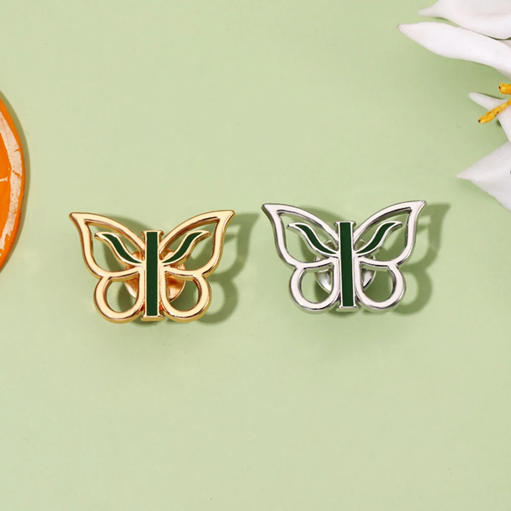 Medical Butterfly Psi Psychology Pins Lapel Badge Metal Enamel Brooch Jewelry Decoration Gift for Psychiatrist Doctor