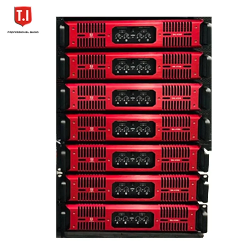 1300W High Power Audio Amplifier, Professional Power Amp Supporting Various Stage Speaker Systems