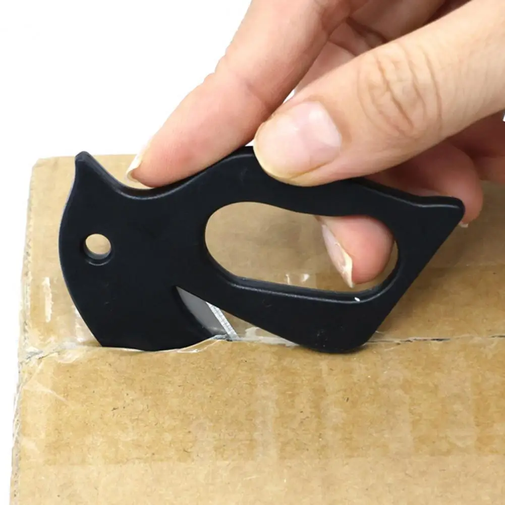 7.5cm Letter Opener Plastic Mail Opener With Blade Portable Envelope Slitter Wrapping Paper Cutting Tool For Office Home School