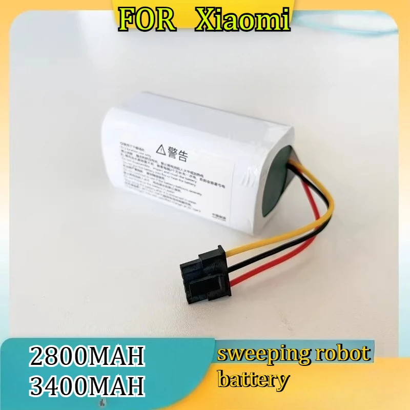 

2800MAH3400MAH Suitable for Mi Home Sweeping Machine Mop 2 Lite Robot Battery MJSTL MI Robot 14.4V Long-lasting Battery Pack
