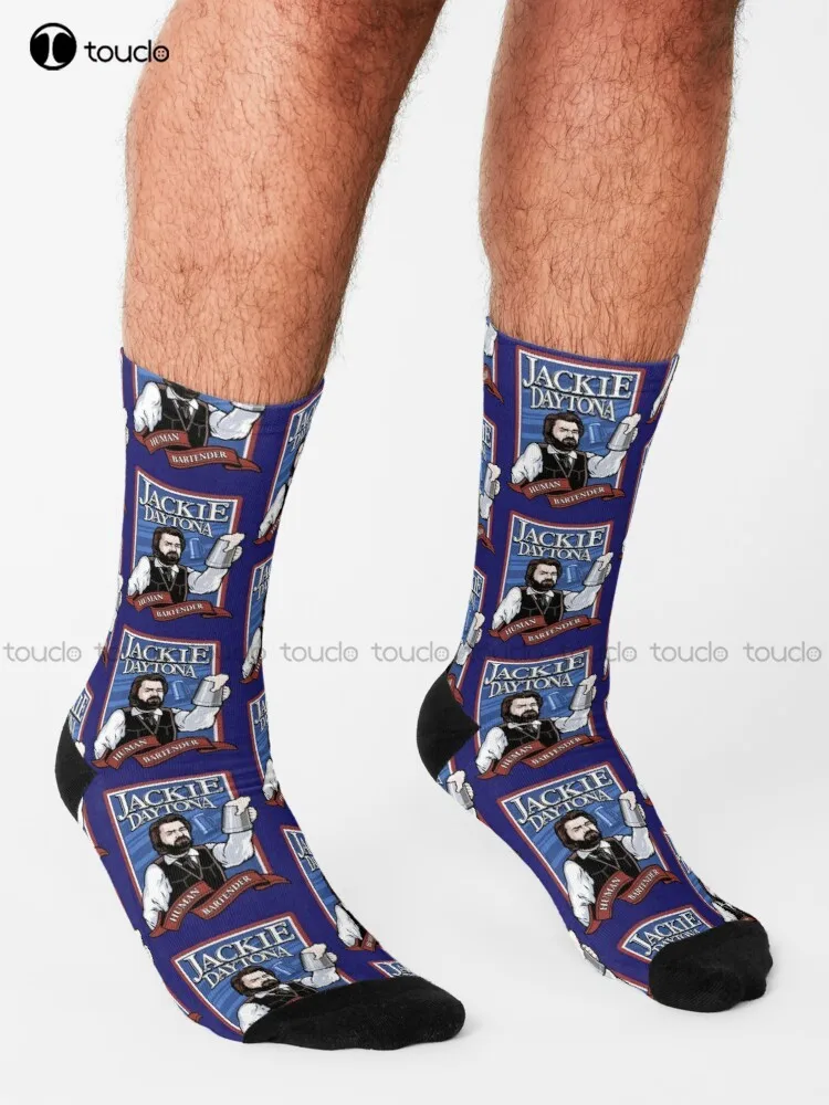 Jackie Daytona - Regular Human Bartender What We Do In The Shadows Socks Boot Socks For Women Creative Funny Socks New Popular