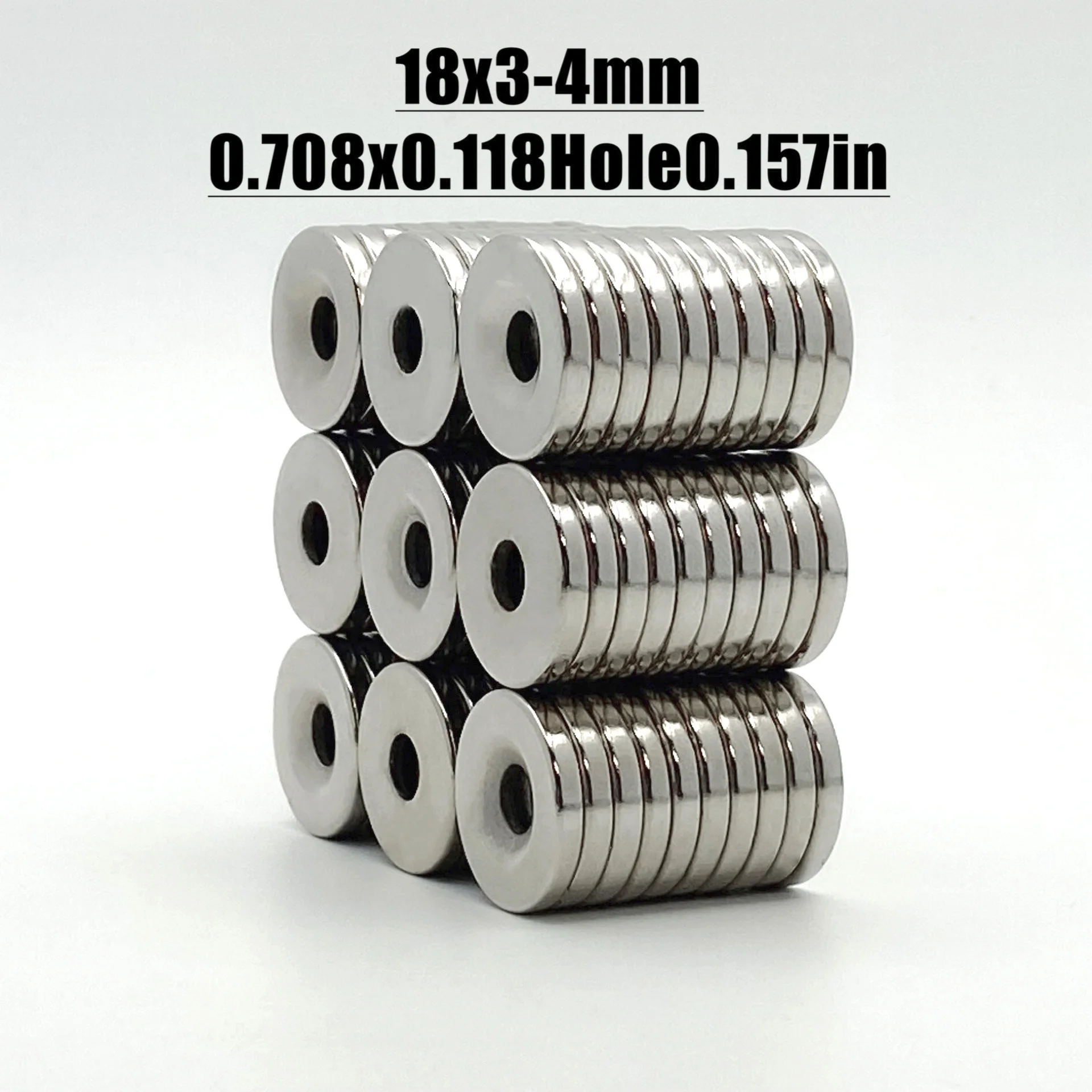 5-150pcs 18x3-4mm Magnet Neodymium Magnet N35 NdfeB Permanent Magnetic Imanes Fridge Magnets Round Shape 18*3-4 Magnet Accessory