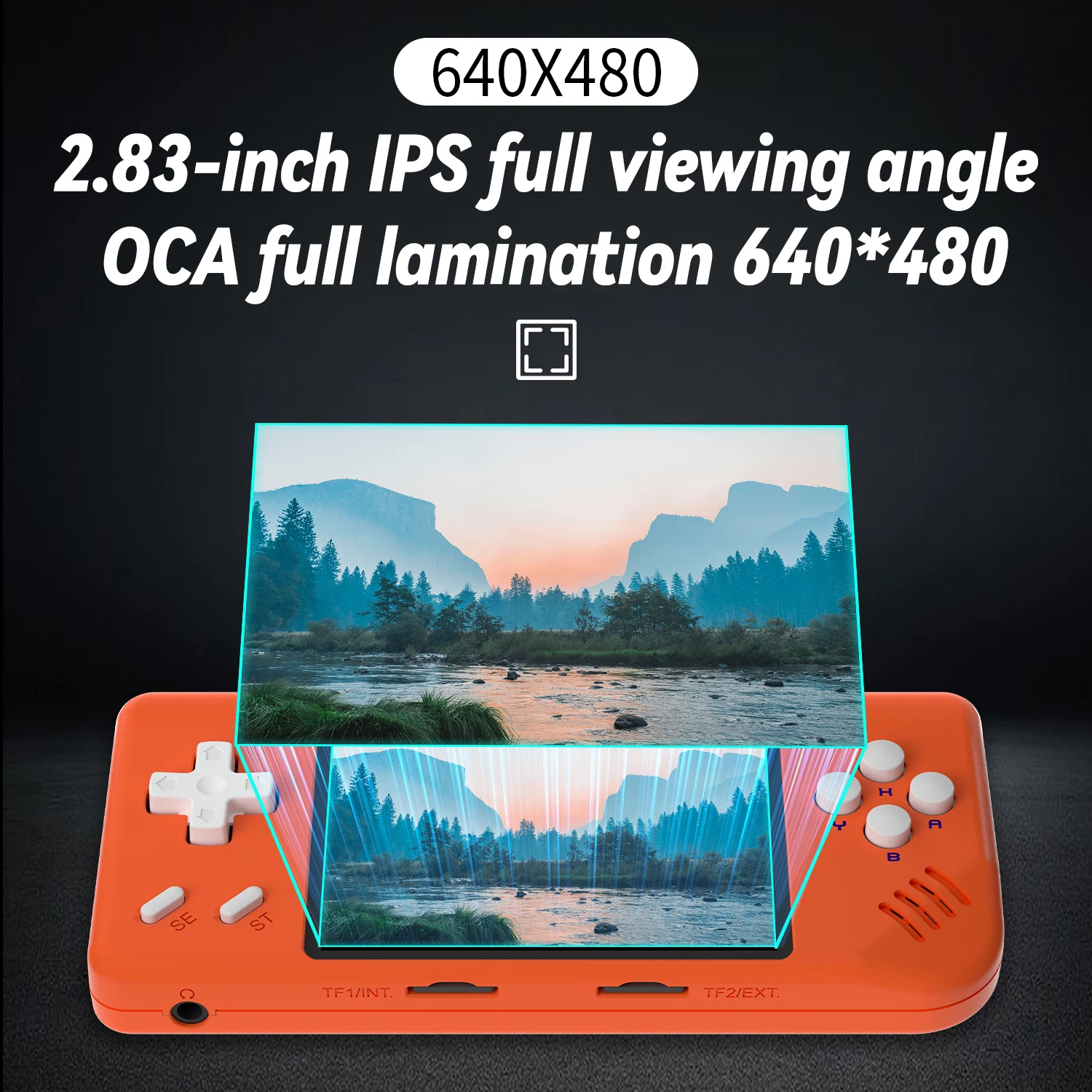 Anbernic RG28XX 2.83'' IPS 640*480 Mini Handheld Game Players Retro Portable Video Game Consoles 3100mAh  Battery LPDDR4  1GB