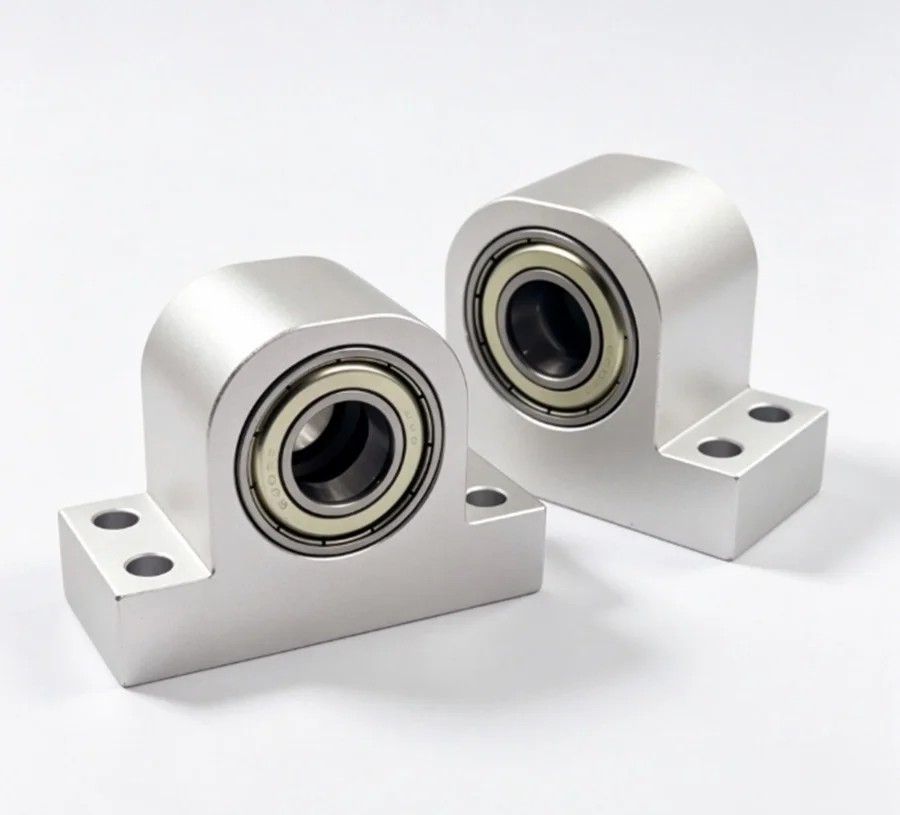 PW6000 6001 6002 6003 6004 Series Double Axis Bearing aluminum Bearing Fixed Seat