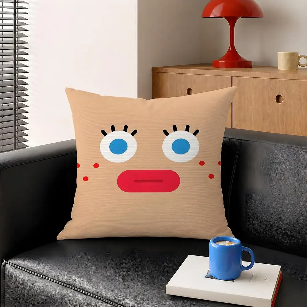 Game Brunch Brother Cooking Game Cushion Cover Decorative Pillowcase Soft Short Plush Cozy Durable Sofa Home Decor Items Gift