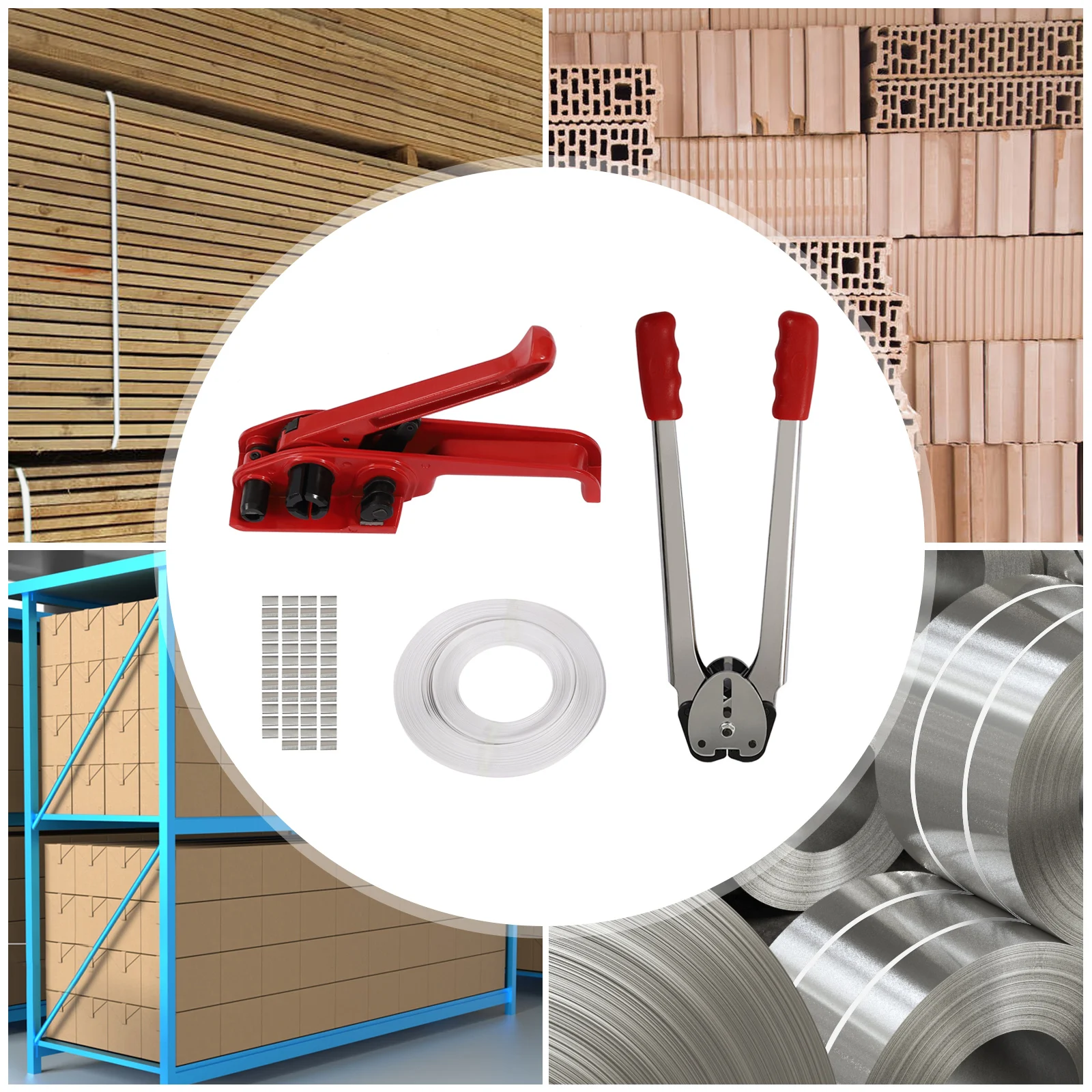 Packaging Strapping Banding Kit Tensioner Tool Sealer, Strapping Packing Machine Kit