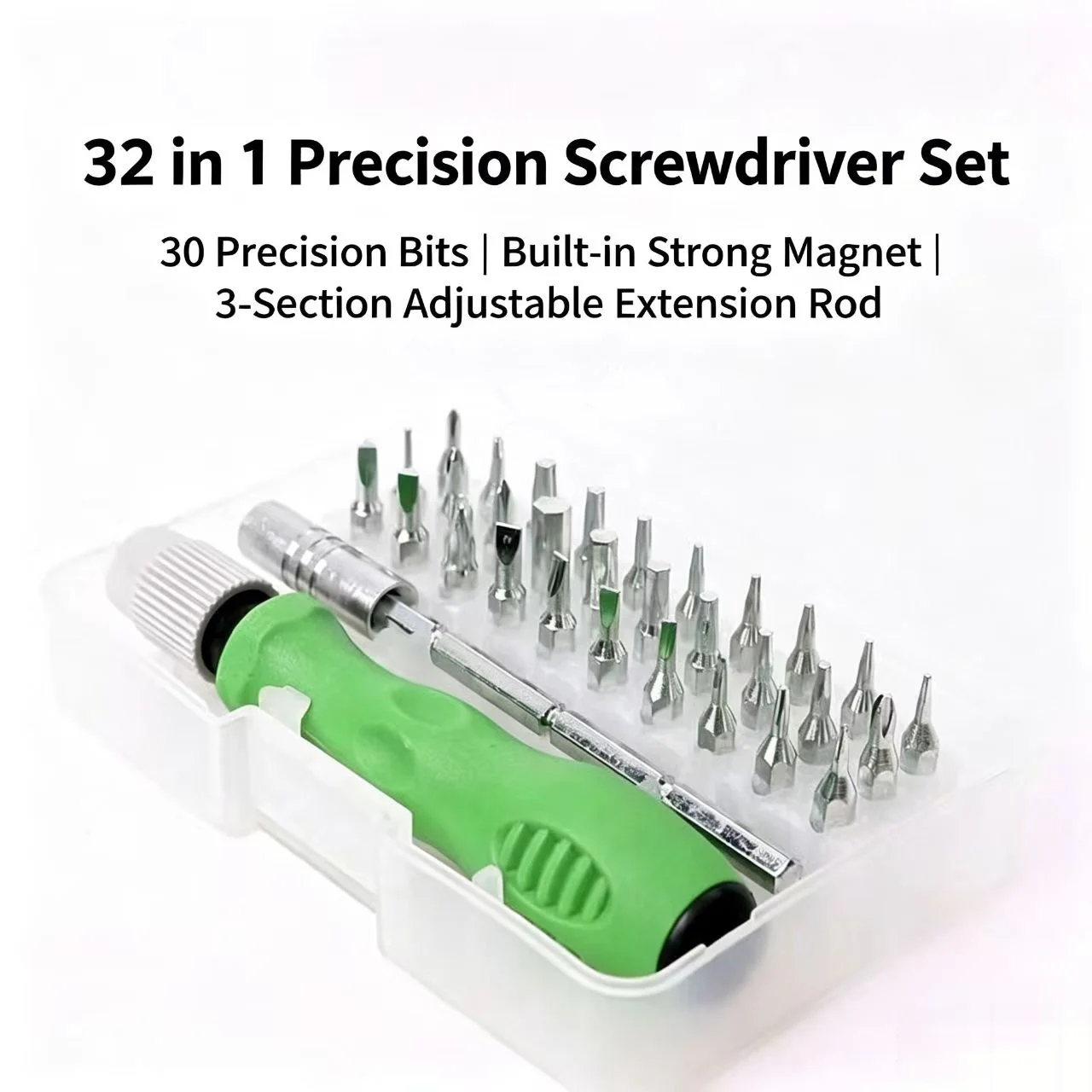 32 in 1 Mini Precision Screwdriver Set with Magnetic Bits Repair Tool Kit for Phone Mobile IPad Camera Maintenance