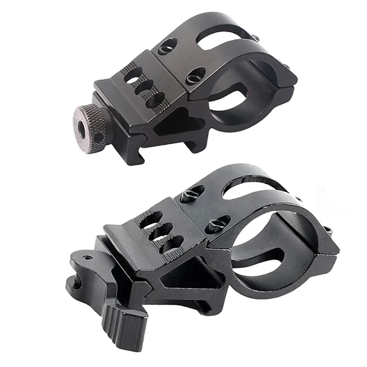 

Tactical 25mm Quick Release Flashlight Mount Holder 20mm Picatinny Weaver Rail Flashlight Mount 45 Degree Sight Mount Accessorie