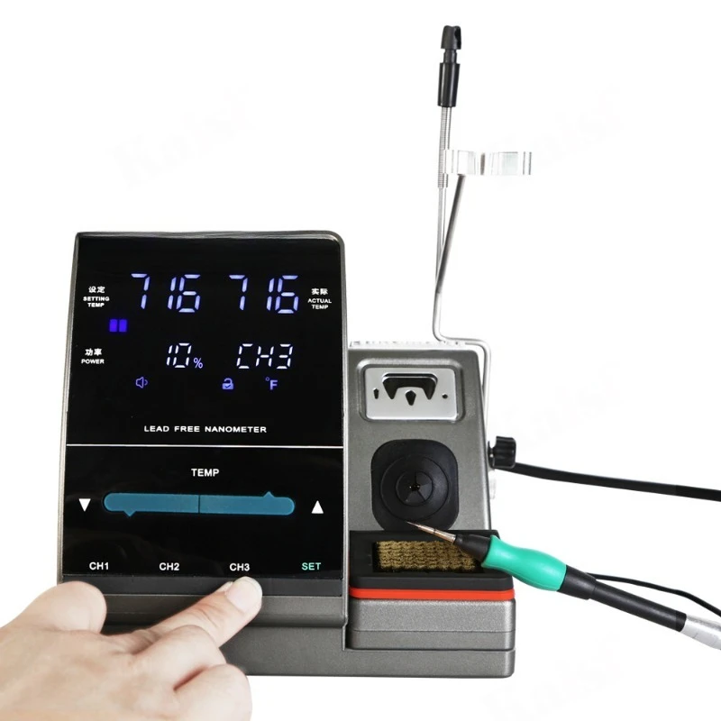 Nano welding table 2 seconds heating precision fingerprint, flying line tip fine c
