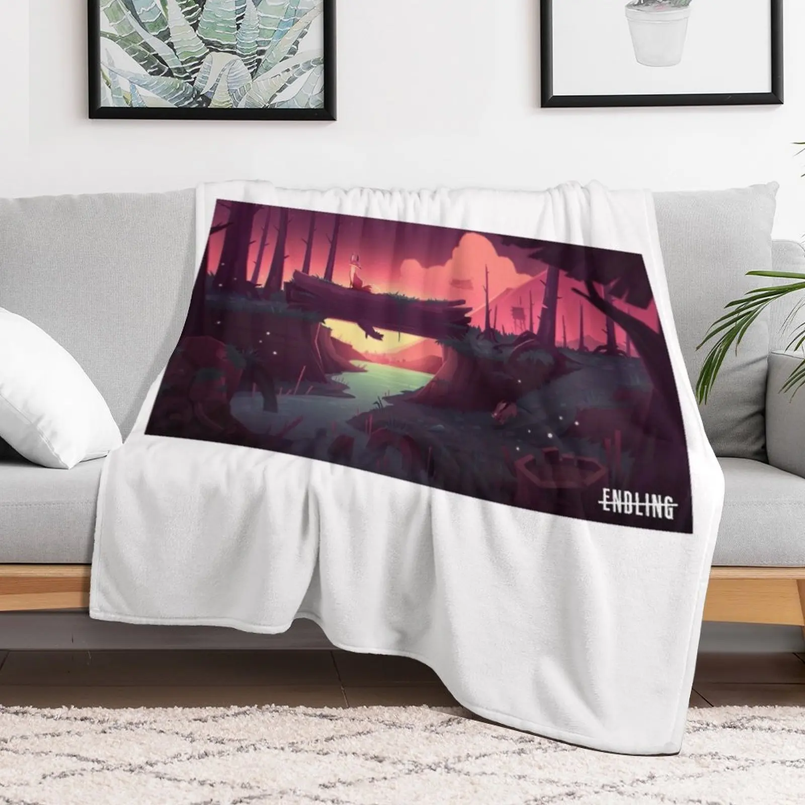 Endling Throw Blanket Sofa Quilt cosplay anime Summer Blankets