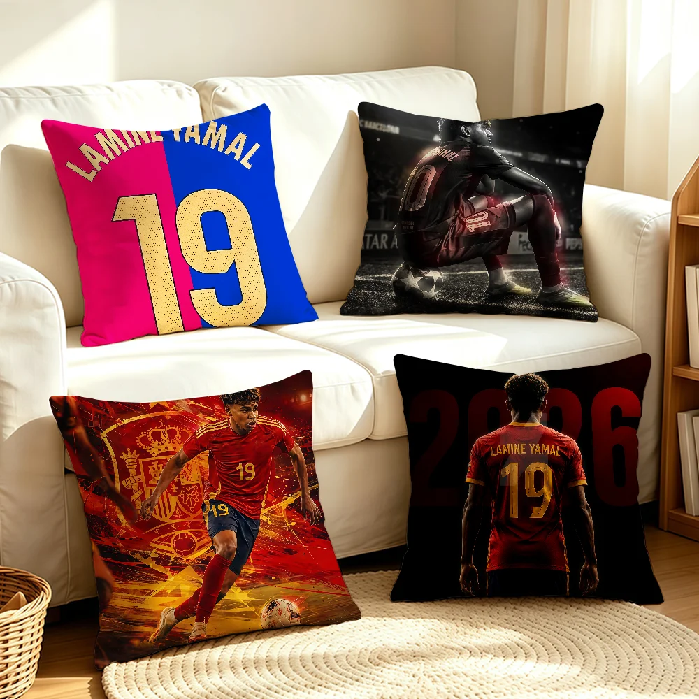 Spanish  cushion cover Anti-dustmite Sofa Cushion Decorative Office Cover Lounge Area Indoor & Outdoor Use L-Lamine Y-Yamal