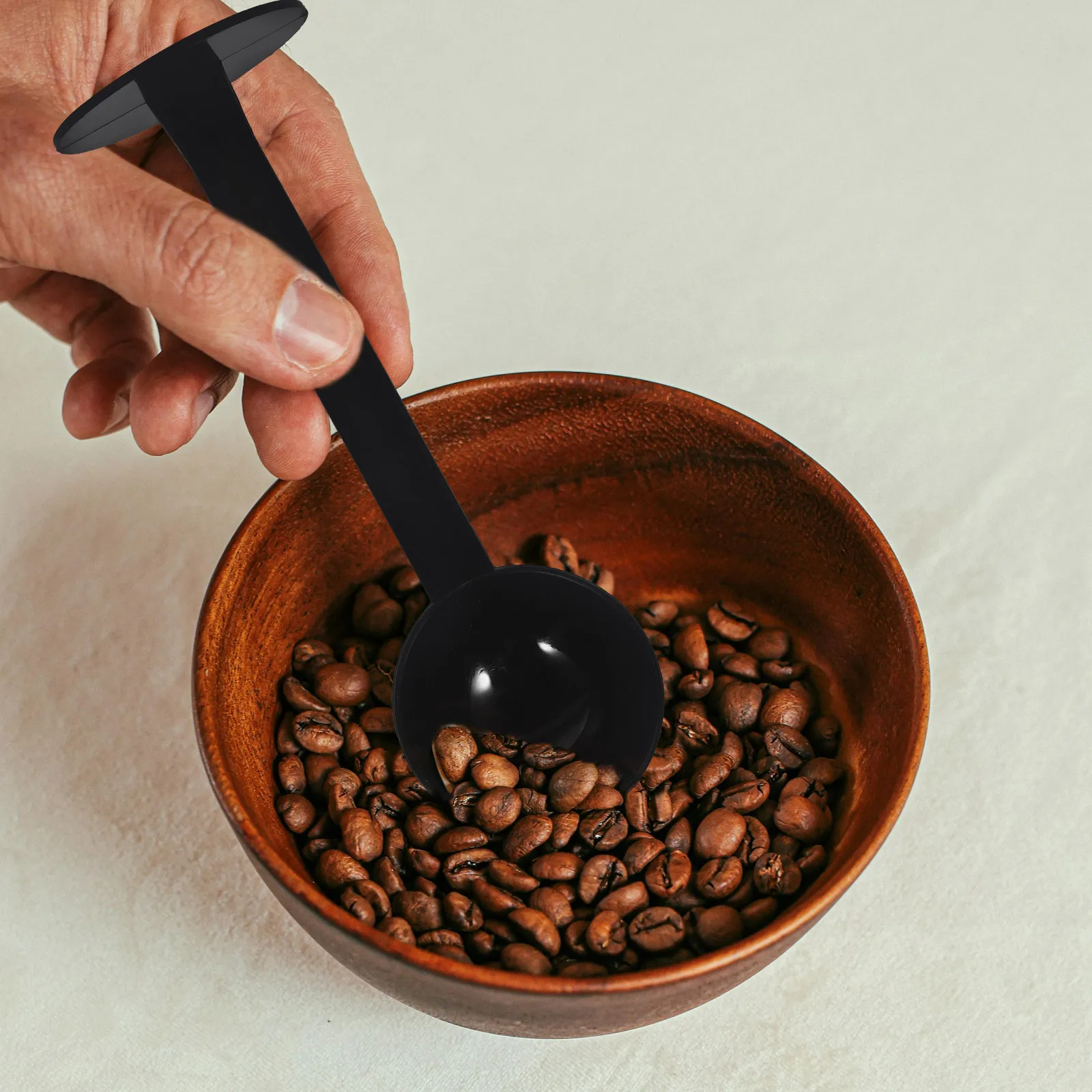 

Coffee Bean Spoon Sturdy Reusable Coffee Measuring Spoon Milk Powder Sugar Spice Kitchen Baking Scoop Multi Purpose