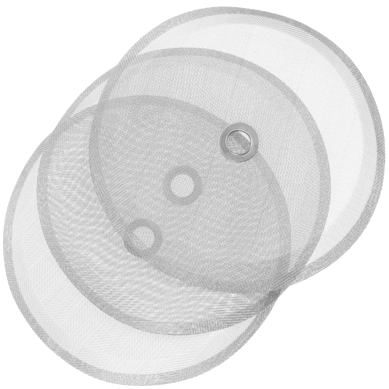 

3pcs Stainless Steel Coffee Filter Mesh Portable Machine Parts Simple Strainer For Espresso Pot Reusable 8 Cup Brewing Tool