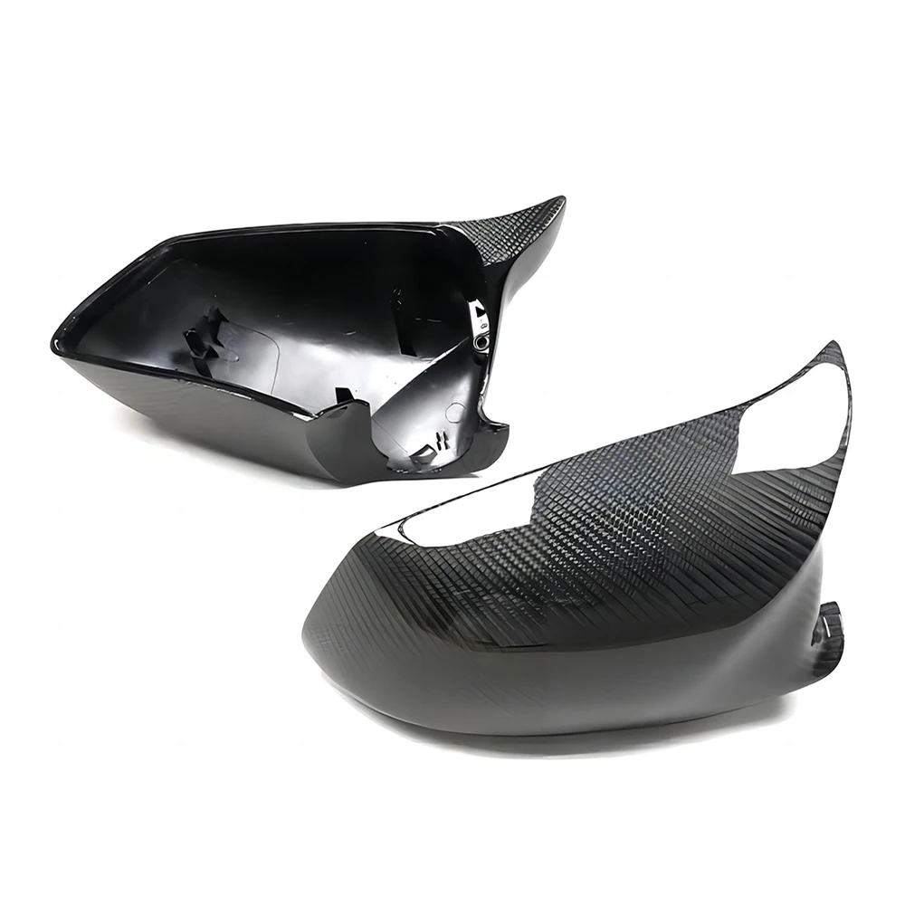 Replacement Rearview Side Mirror Covers Cap For BMW F10 F18 Pre LCI 5 Series M Style Carbon Fiber Casing Shell