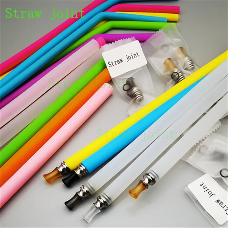 510 Small Caliber MTL Stainless Steel+pei Pc Pe POM Suction Straw Joint