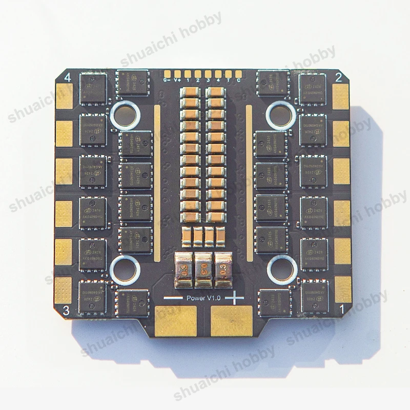 VoidFly 1Set 3-8S Brushless Electronic Speed Controller BLS 80A/100A 4-in-1 ESC Module Circuit Board w XT90 Plug for FPV Racing
