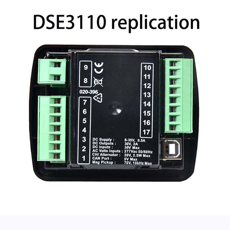 Imagem -06 - Controlador de Gerador de Motor Automático Manual Original do Mar Profundo Conjunto de Gerador Diesel Unidade de Módulo de Controle de Peças de Reposição Dse3110