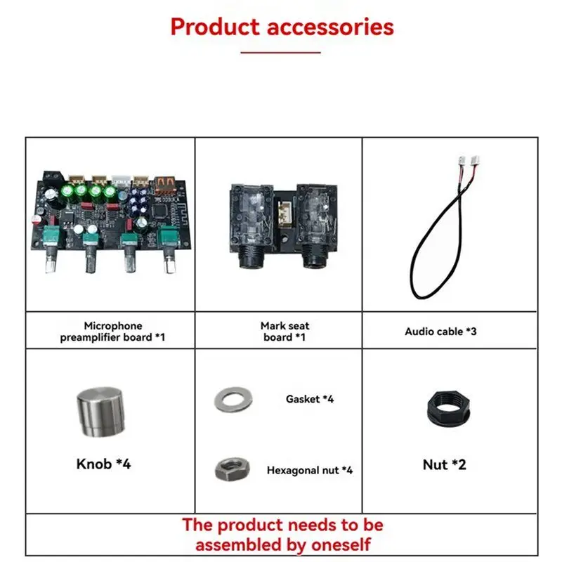 Плата реверберации для караоке с верхней частью Fever, 8-36 В постоянного тока, DSP, микширующий усилитель с защитой от капота, передняя плата усилителя с микрофоном TB21H, караоке-пение