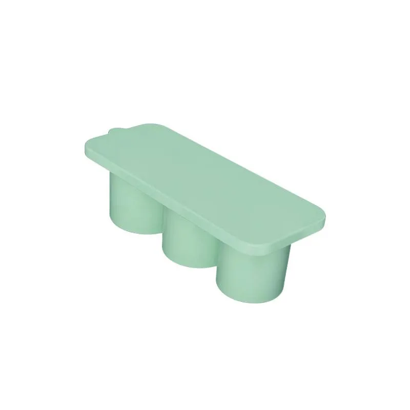 3-Gitter-Eiswürfelform für Stanley 30/40 Oz Tumbler Cups, wiederverwendbare Zylinder-Silikon-Eiswürfelformen mit Deckel für Getränke, Saft, Kaffee – Detail 5