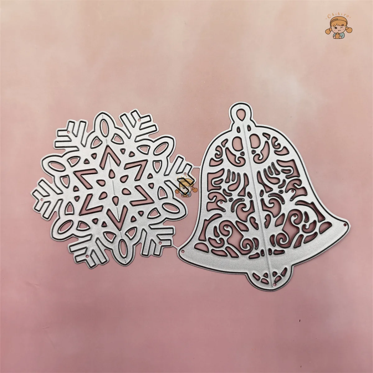 3D Christmas Snowflake Little Bell Metal Cutting Dies New for Scrapbooking DIY Album Embossing Folder Paper Card Maker Template