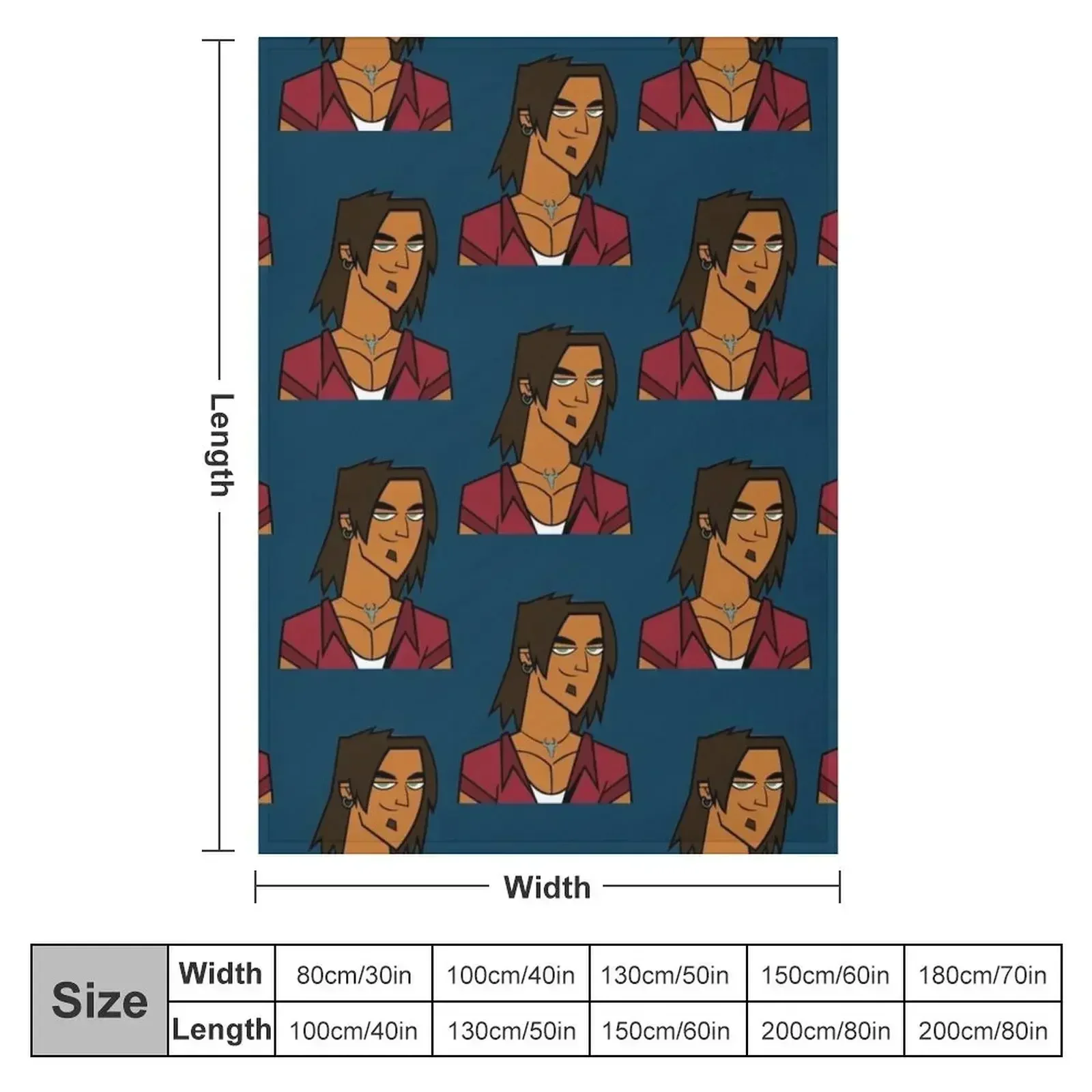 Total Drama - Alejandro Throw Blanket Thermals For Travel Sleeping Bag Flannel Fabric Beautifuls Blankets