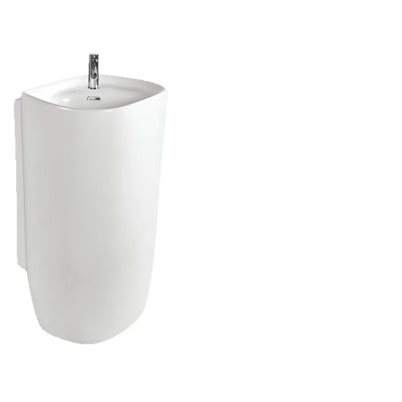 

Floor-to-ceiling column basin Ceramic sink, washbasin Round sink