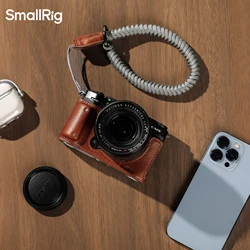 Smallrig Camera Leather Half Case Kit for FUJIFILM X-M5 Universal Braided Wristband Shoulder Strap Thumb Grip Camera Accessories