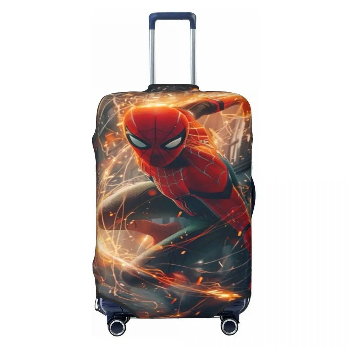 

Custom Spider Man Superhero Luggage Cover Funny Suitcase Protector Covers Suit For 18-32 inch