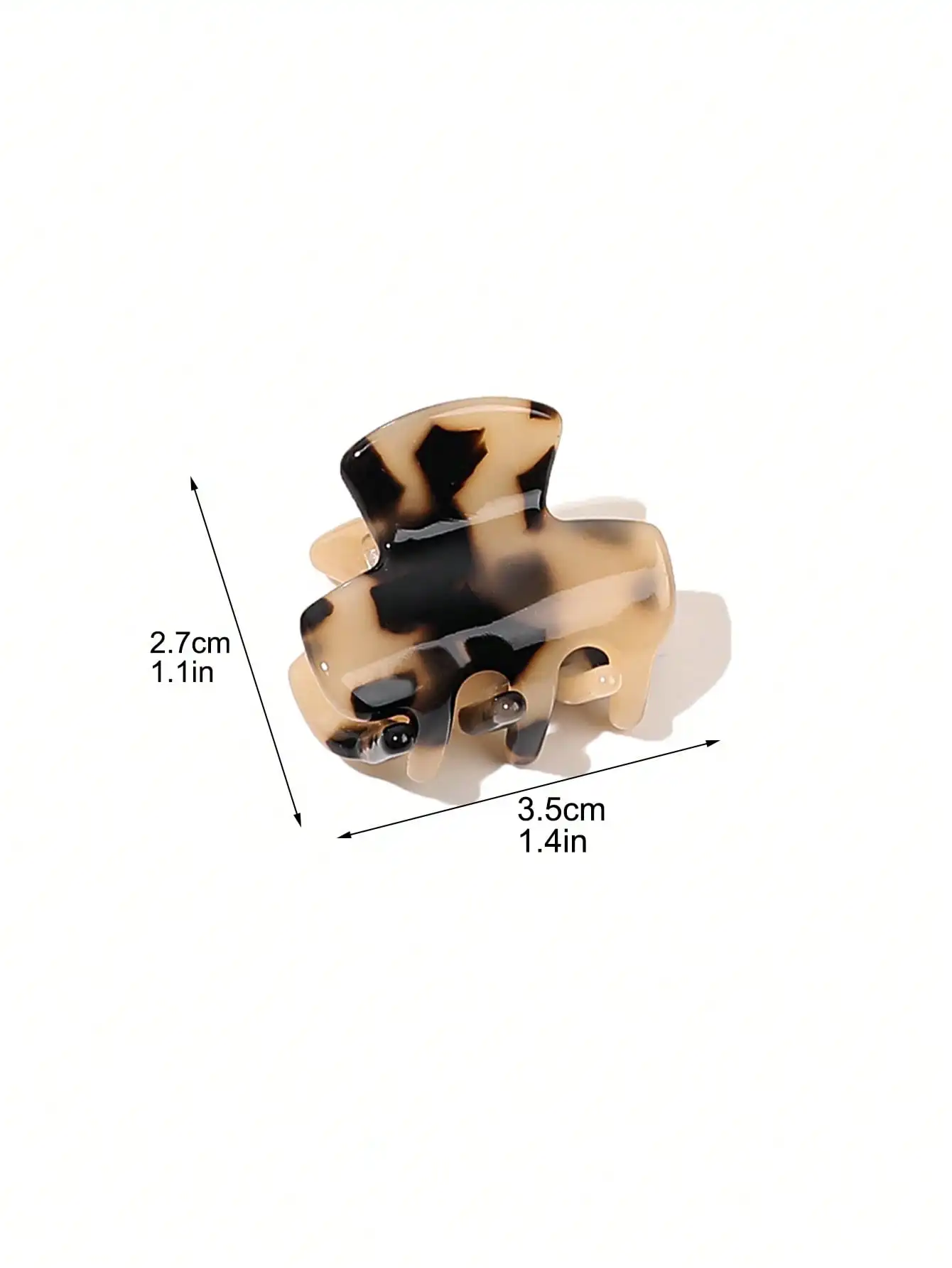 3 Stück Acetat Schildpatt Toned Leopard Haarspangen Mini Haarnadeln für Frauen Pony Haarklammern Clips Mode Haarschmuck – Detail 5