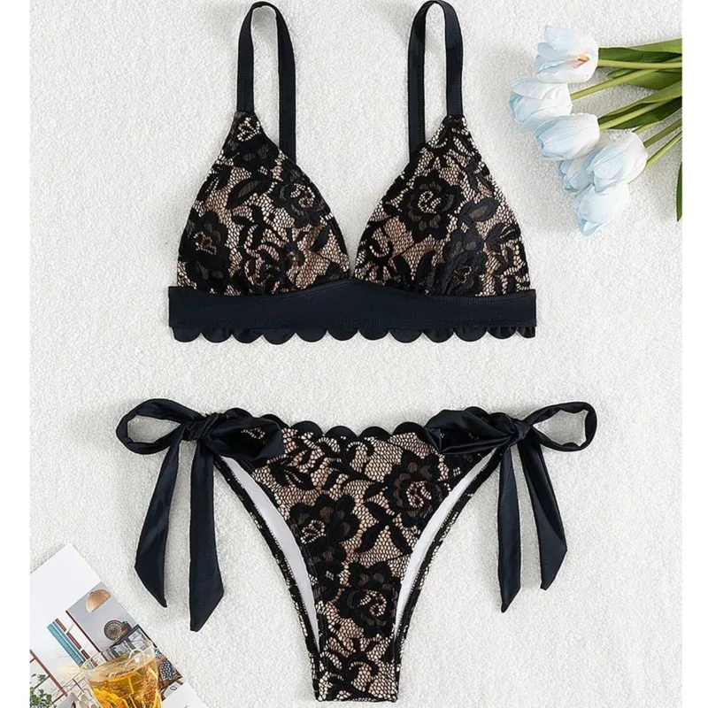 

Sexy Lace Bikinis 2026 Women Swimwear Female Swimsuit For Swimming Wear Bathing Suits Brazilian Bikini Set Beachwear Pool Bather