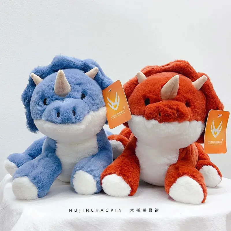 

Genuine Original Triangle Dinosaur Dragon Plush Toys Cute Dinosaur Soft Stuffed Toy Girlfriends Kids Birthday Christmas Gifts